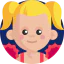 Female cheerleader icon 64x64