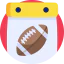 Американский футбол иконка 64x64