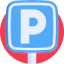 Знак парковки иконка 64x64