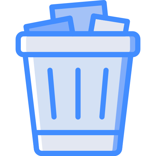 Trash can icon