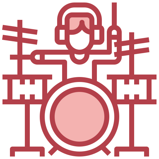Drum set icon
