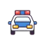 Police car icon 64x64