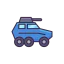 Бронированный фургон иконка 64x64