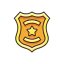 Police badge ícono 64x64