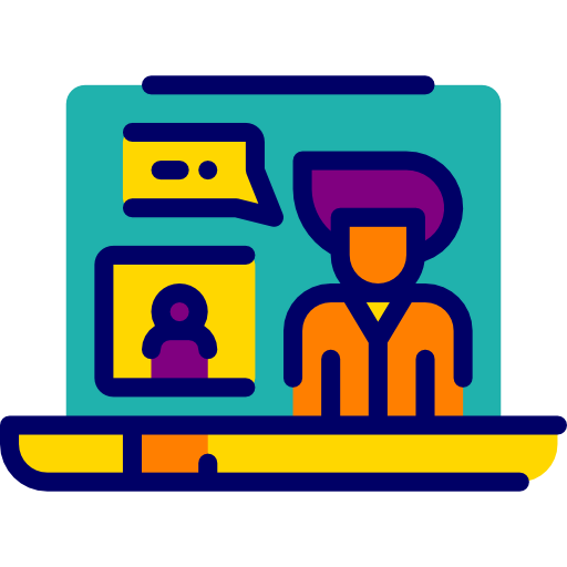 Online learning icon