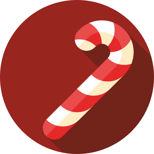 Candy cane icon