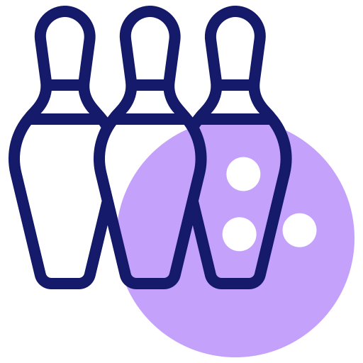 Bowling pins icône