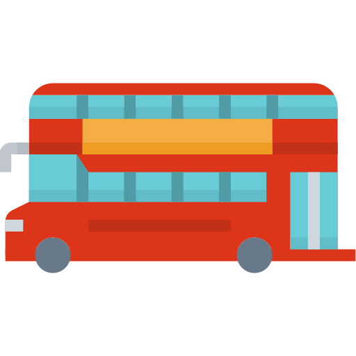 Двухэтажный автобус иконка