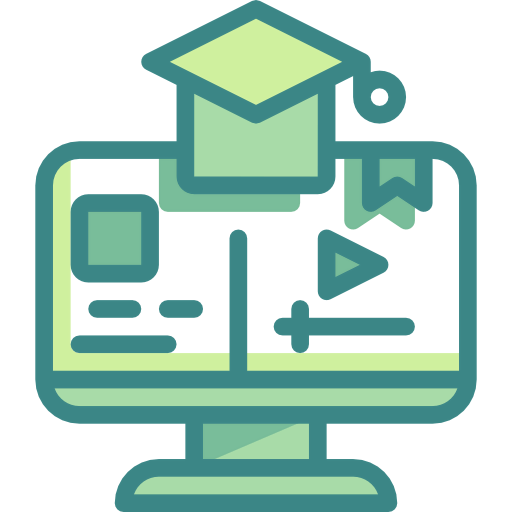 Online learning icon