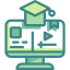 Online learning アイコン 64x64