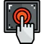 Alarm button icon 64x64