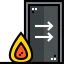 Fire exit icon 64x64