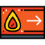 Fire sign icon 64x64