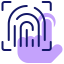 Fingerprint scan icône 64x64