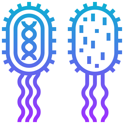 Bacterias ícone