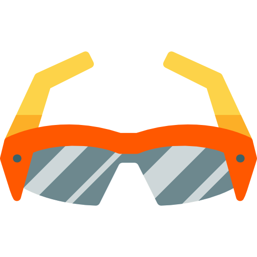Sport sunglasses icon