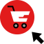 Online shopping ícone 64x64