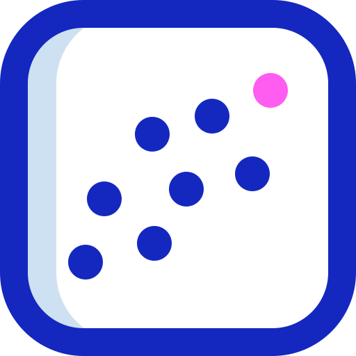 Scatter plot icône