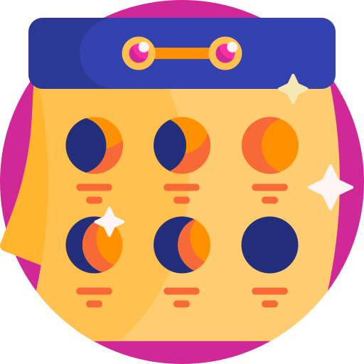 Moon calendar icon