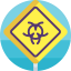 Biohazard sign Symbol 64x64
