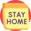 Stay home アイコン 64x64
