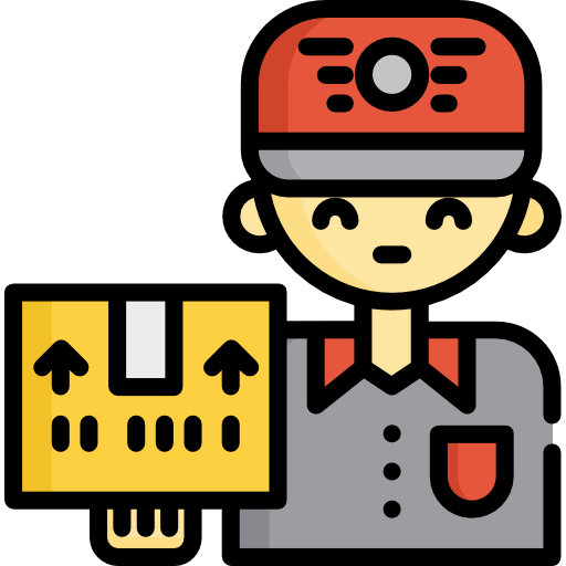 Delivery man 图标