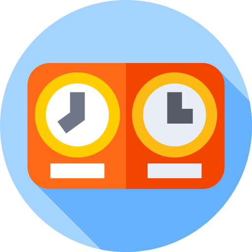 Chess clock icon