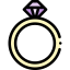 Diamond ring ícono 64x64