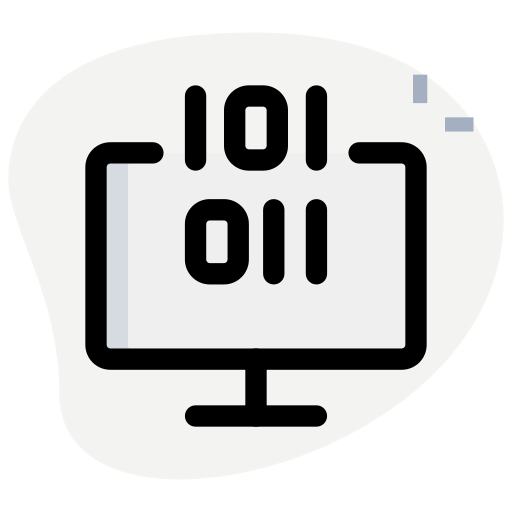 Binary code ícono