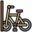 Bicycle parking icon 64x64