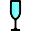 Champagne glass icon 64x64