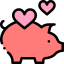 Piggy bank icon 64x64