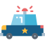 Police car icon 64x64