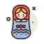 Matryoshka ícone 64x64