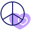 Peace symbol Ikona 64x64