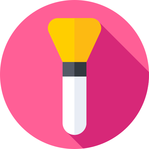 Makeup brushes icon
