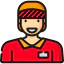 Labor woman icon 64x64