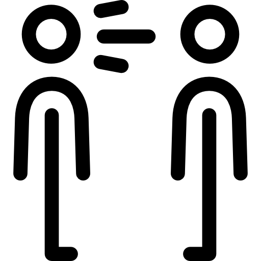 Man Screaming to Another 图标