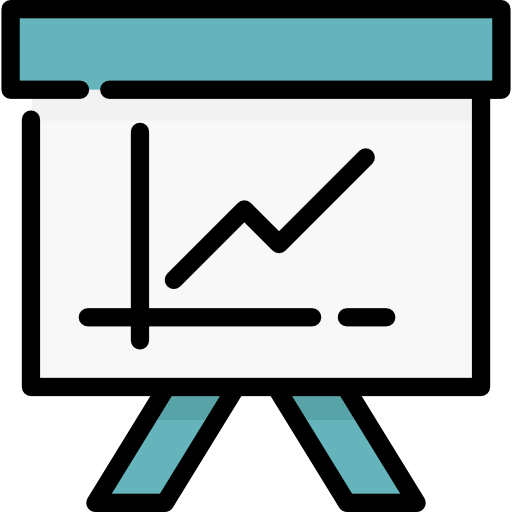 Line chart icon