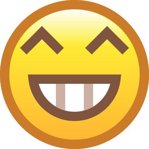 Grinning icon