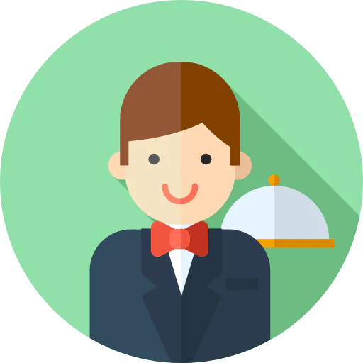 Waiter icône