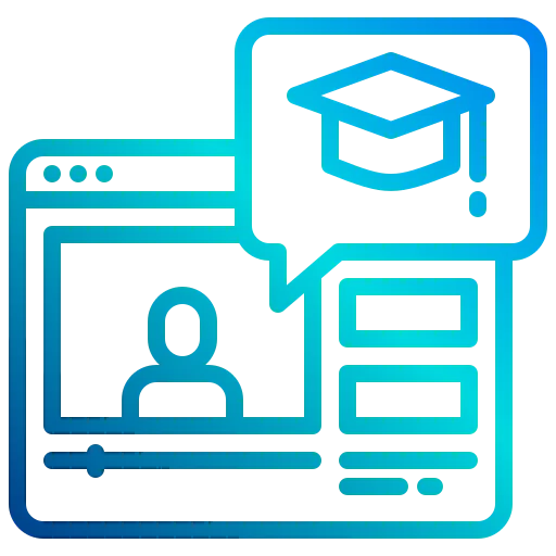 Online learning Ikona