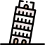 Pisa tower icon 64x64