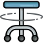 Вращающийся стул иконка 64x64
