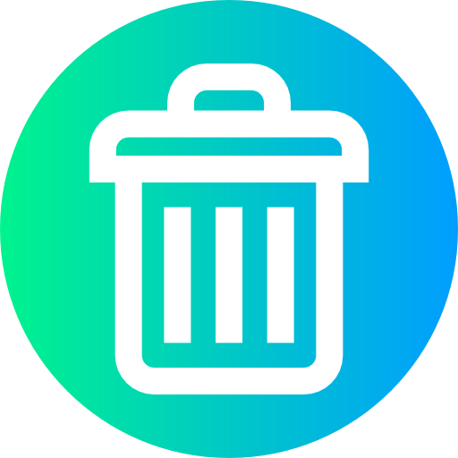 Trash can icon