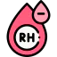 Blood rh negative Ikona 64x64