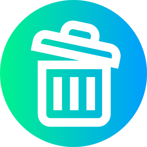 Trash can icon