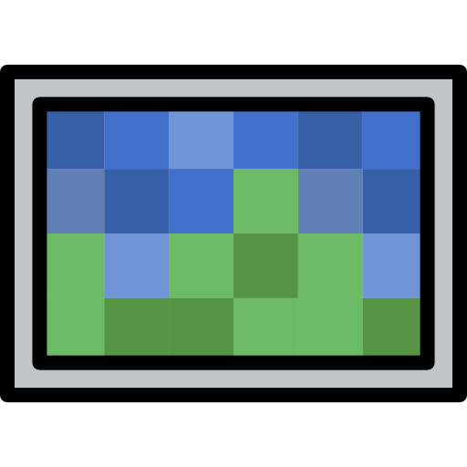Pixelated icon