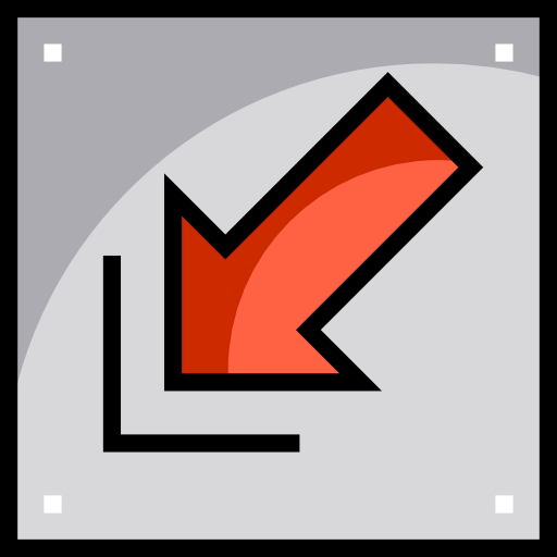 Diagonal arrow アイコン