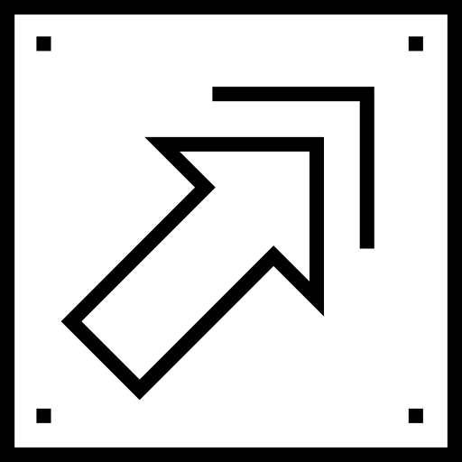 Diagonal arrow 图标